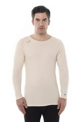 Mens Basic Crew Tee Shirt - Long Sleeve